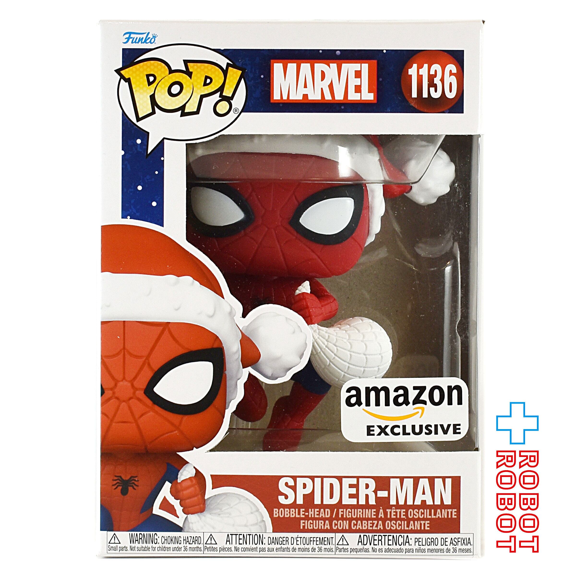 ファンコ POP! 1136 マーベル スパイダーマン ホリデー サンタハット 