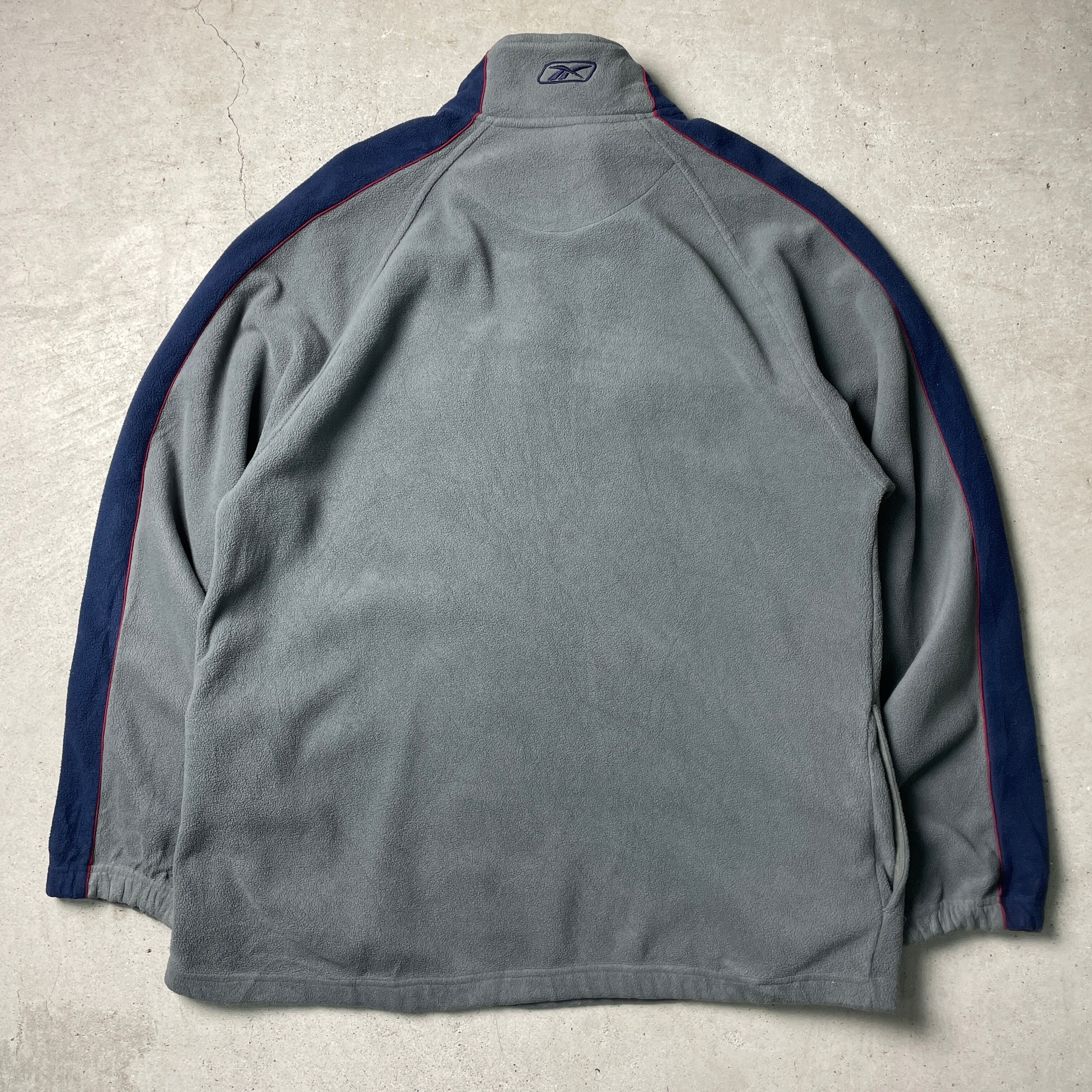 [激レア] 古着 Reebok NFLプルオーバー Lサイズ 00年代 Reebok リーボック NFL SUPER BOWL 2008 フリースプル