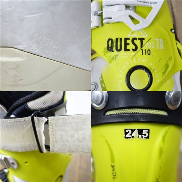 サロモン SALOMON QUEST PRO TR 110 クエスト プロ ツアー 24.5cm