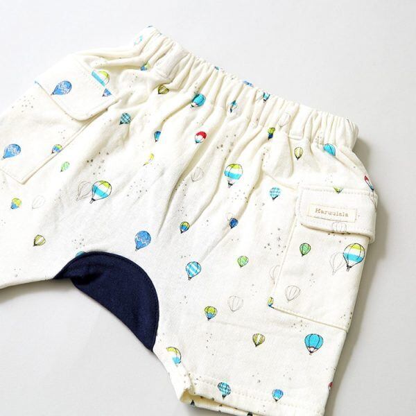 Haruulala　出産祝いギフトセット　スタイ+ショートパンツ　自由飛行