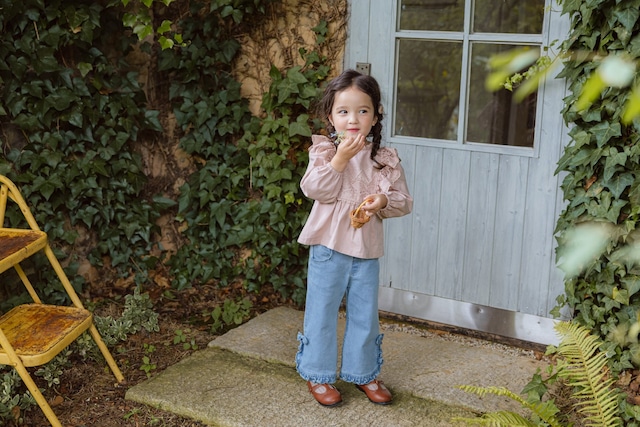 【即納】<flo>  Sua denim pants