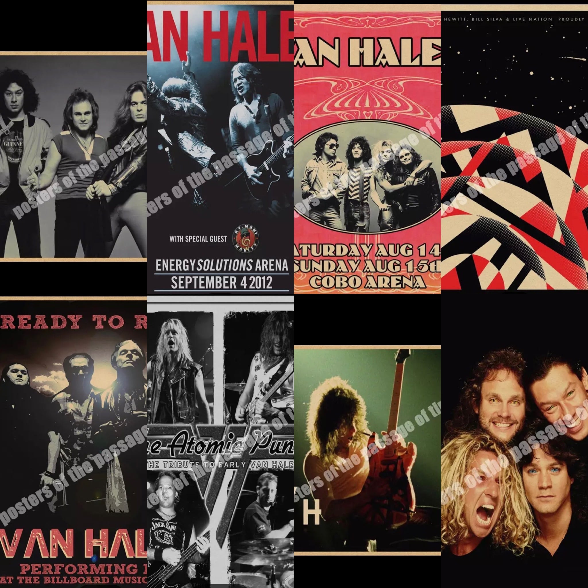 Van Halen ポスター ヴァンヘイレン Poster Hard Rock ハードロック Bf Merch S