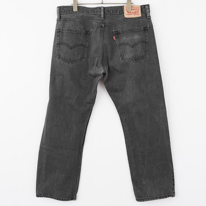 W36 Levi's リーバイス504 ブラックデニム バギーパンツ ボトム