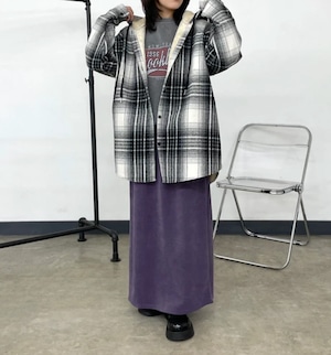 ナンバーミーTOKYO"CHECK HOODIE SHIRTS JACKET"