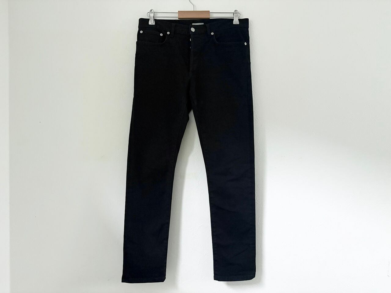 Dior HOMME SLIM 17 Black denim MADE IN ITALY