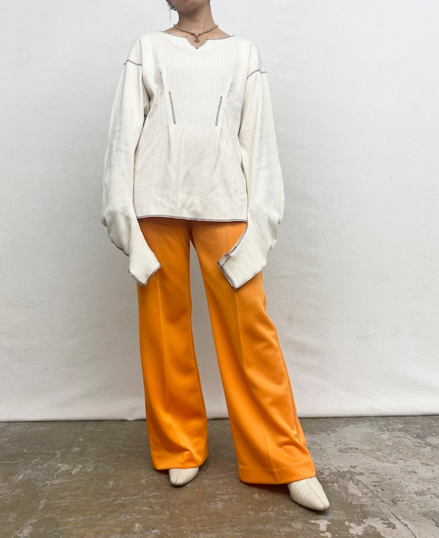COLOR-JERSEY TROUSERS