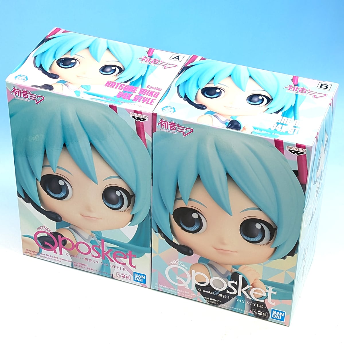 Q posket 初音ミク V4X STYLE バンプレスト 【全2種フルコンプセット