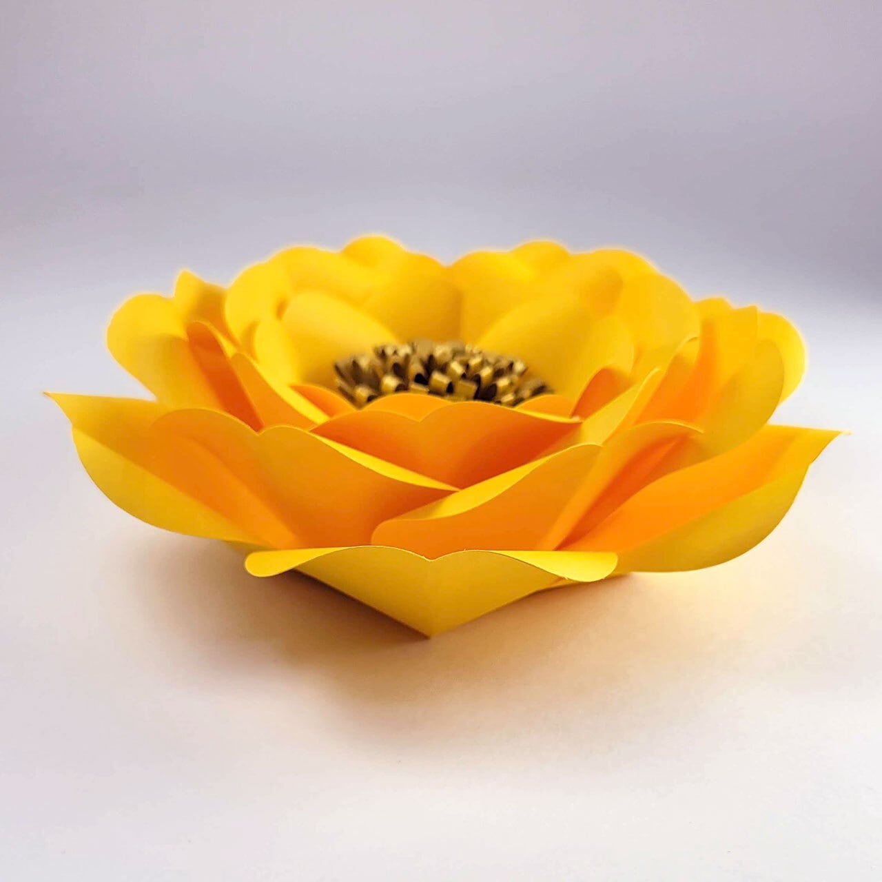 ジャイアントフラワー　ライトイエロー ジャイアントフラワー「イエロー＆ゴールド（小）」手作りキット