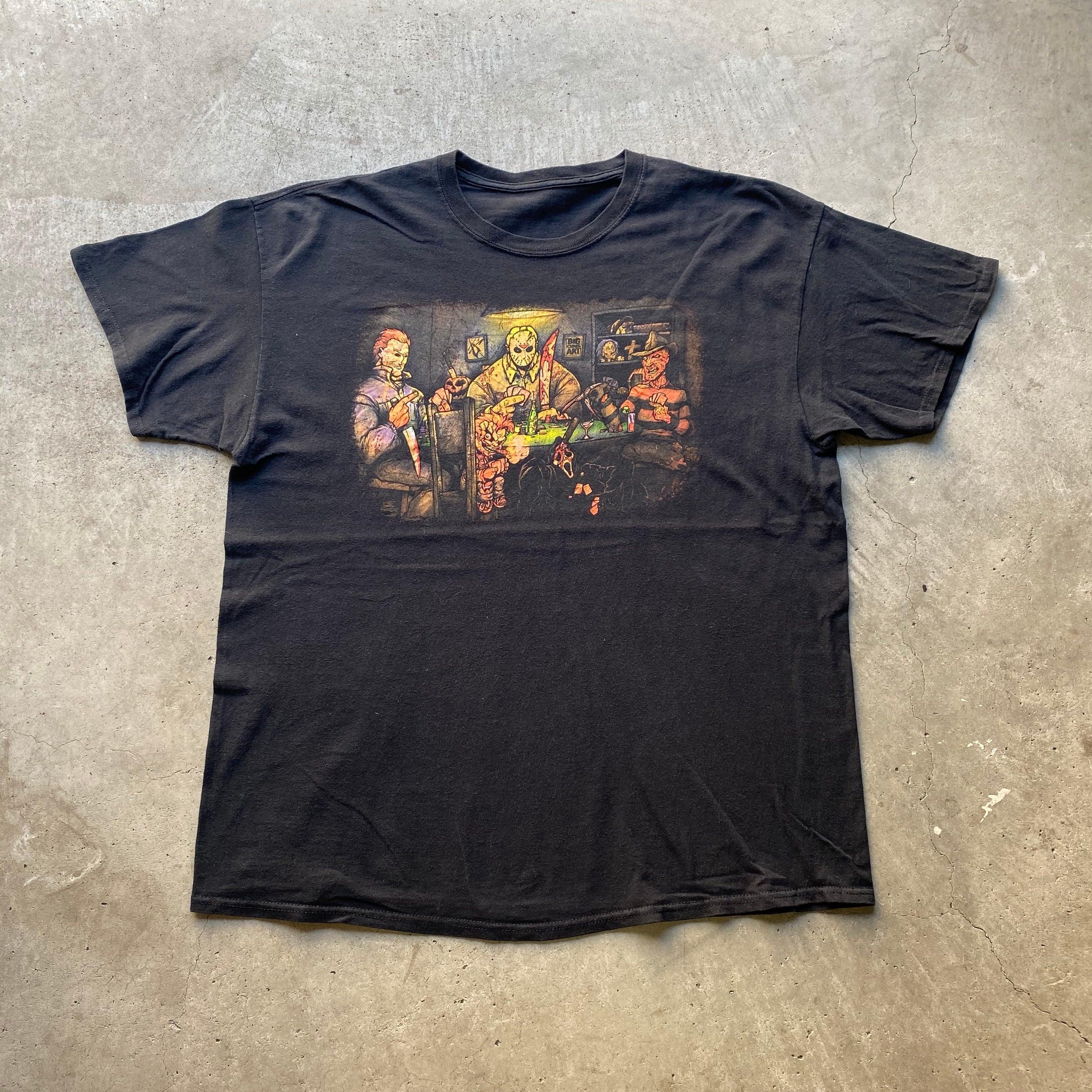 ホラームービー パロディTシャツ ムービーTシャツ フレディー 