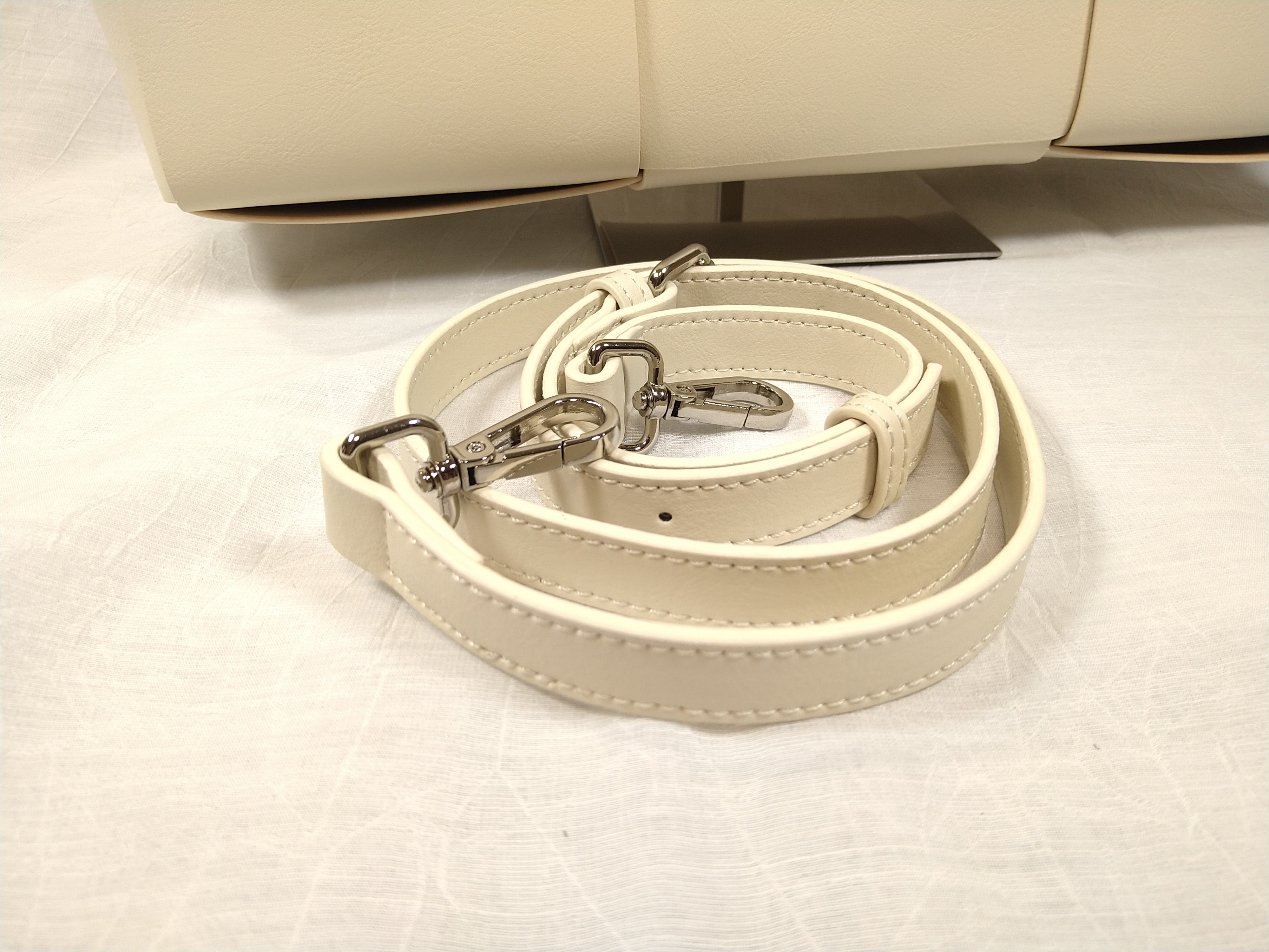 本革トート ショルダーバッグ 中サイズ ホワイト | 本革工房