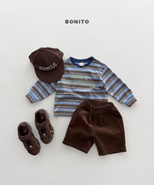韓国子供服 / BONITO / 26Autumn / ワンポイントロゴTシャツ / 秋服 *12M~JM *