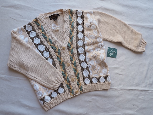 AMERICA DEAD STOCK Eddie Bauer cotton knit cardigan