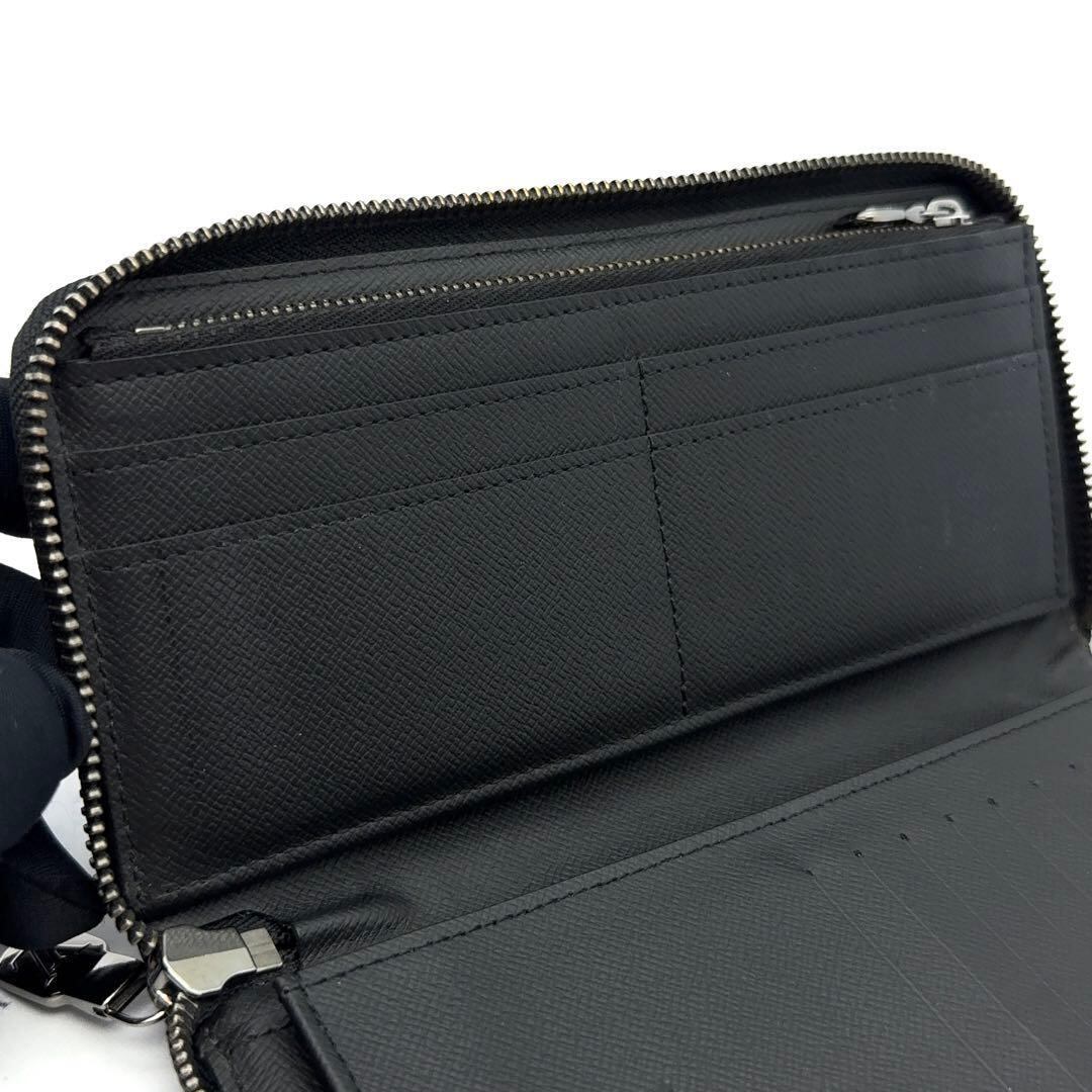 【最高級美品】ルイヴィトン モノグラムエクリプス ジッピー ヴェルティカル 黒 LOUIS VUITTON - 【最高級美品】ルイヴィトン ジッピー ヴェルティカル