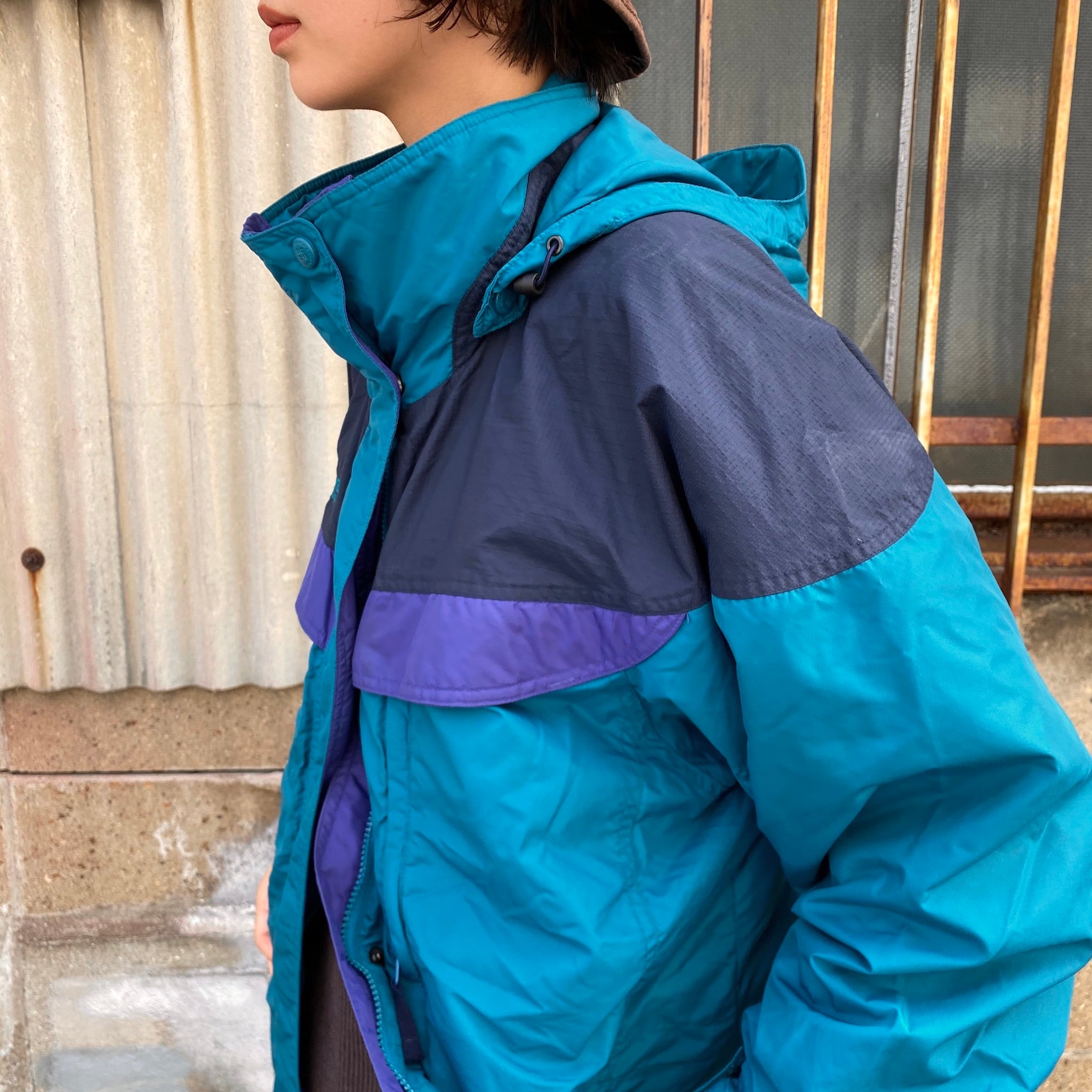 【台湾製】90s Columbia コロンビア/マルチカラー マウンテンパーカー