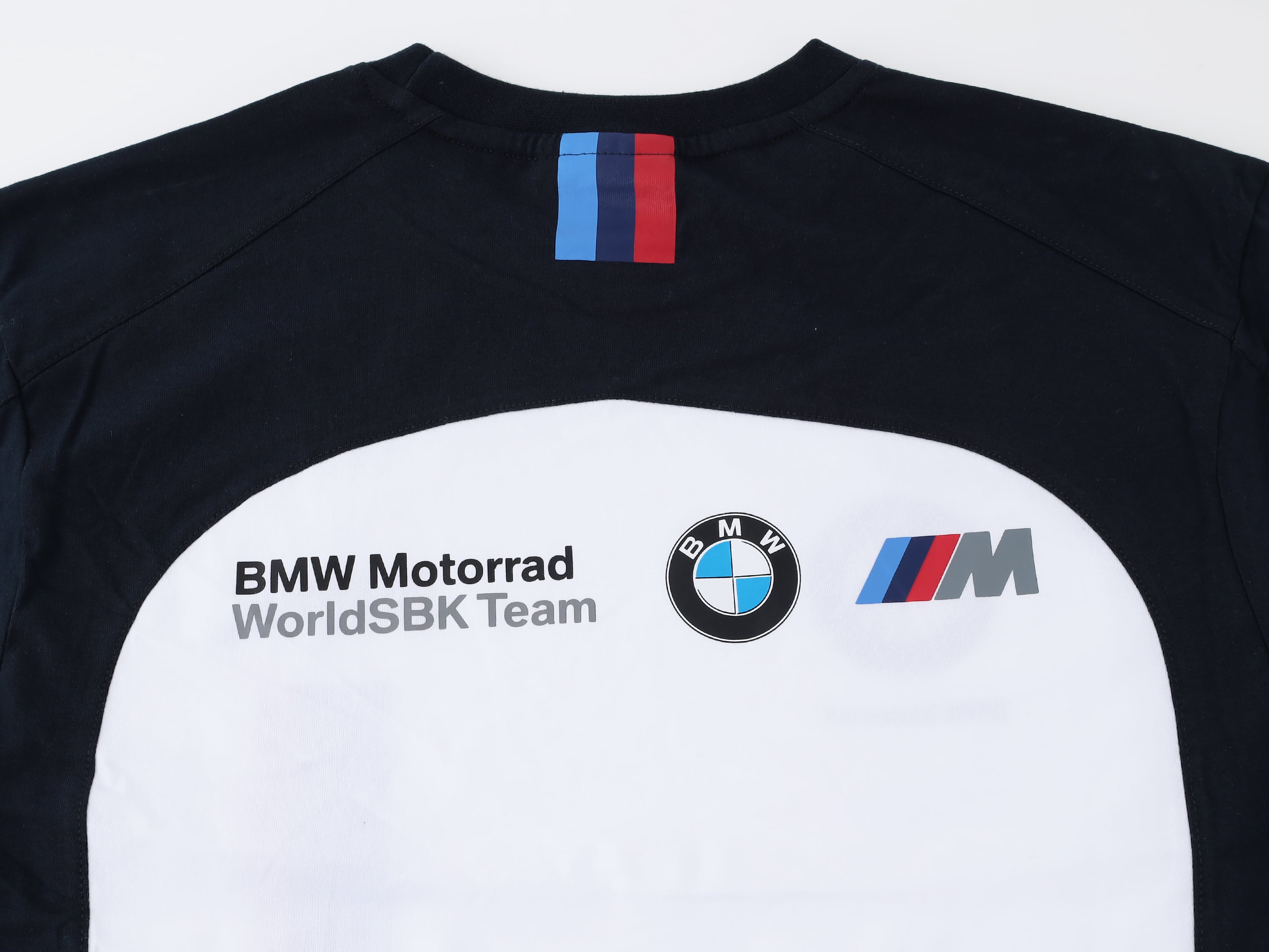 BMW motorrad World SBK 白色（白紺） ドライ Tシャツ WORLD SUPER