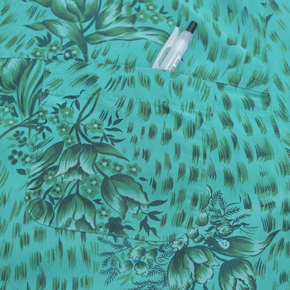 90s SAG HARBOR サグハーバー フラワーパターン 総柄 シャツ