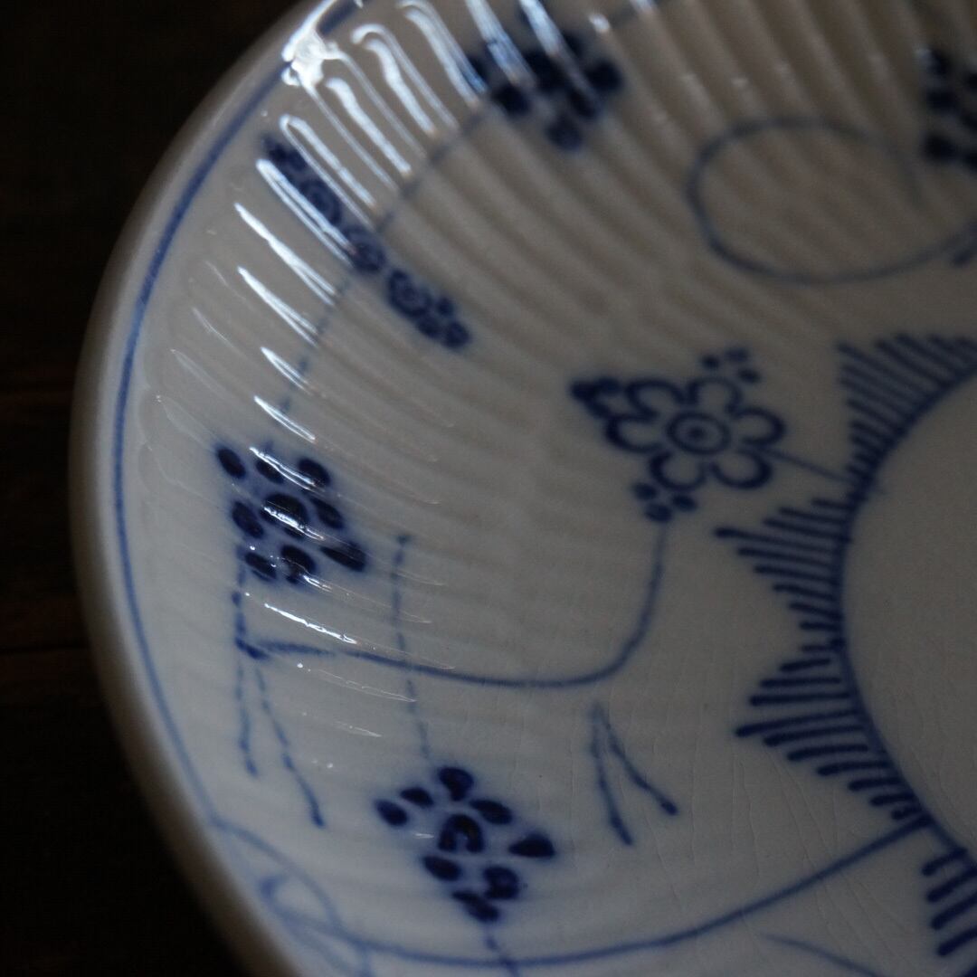 古いフランスの陶器皿