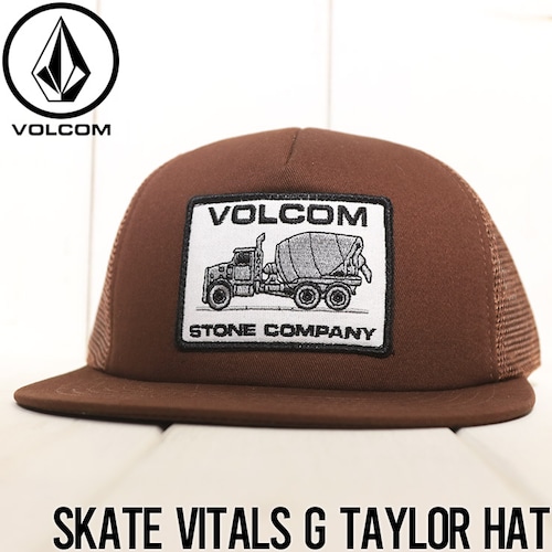 メッシュキャップ 帽子 VOLCOM ボルコム ヴォルコム SKATE VITALS G TAYLOR HAT D5512403 日本代理店正規品