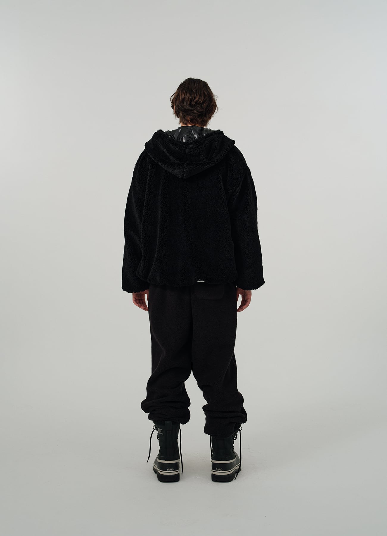 1月初旬発送 [The Barnnet] Black Eco-Shearling Snuggle Reversible