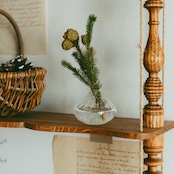 【wells.】Glass flower vase (S)