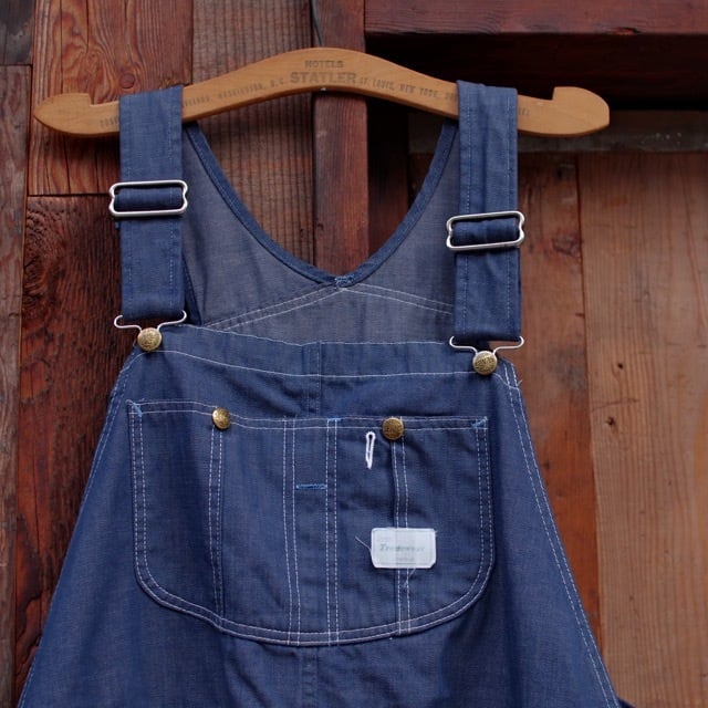 1970s SEARS Tradewear Vatdyed Denim Bib Over-Alls W44 / シアーズ