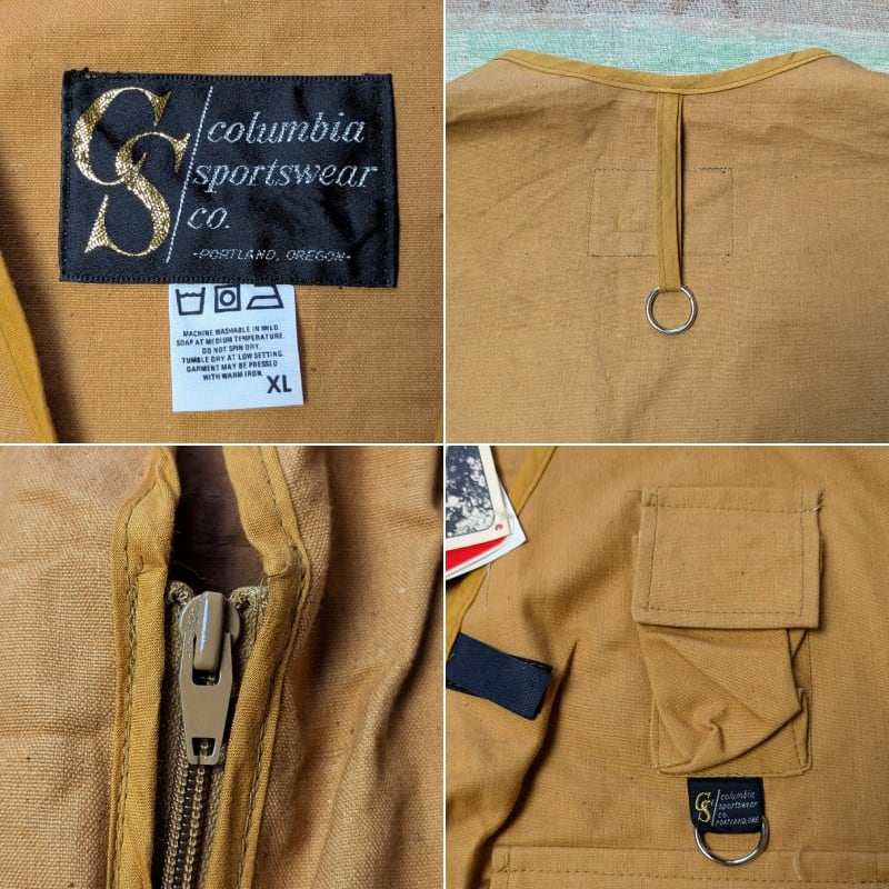 70s Columbia Sportswear Co. Fishing Vest (XL) DEAD-STOCK | Wonder