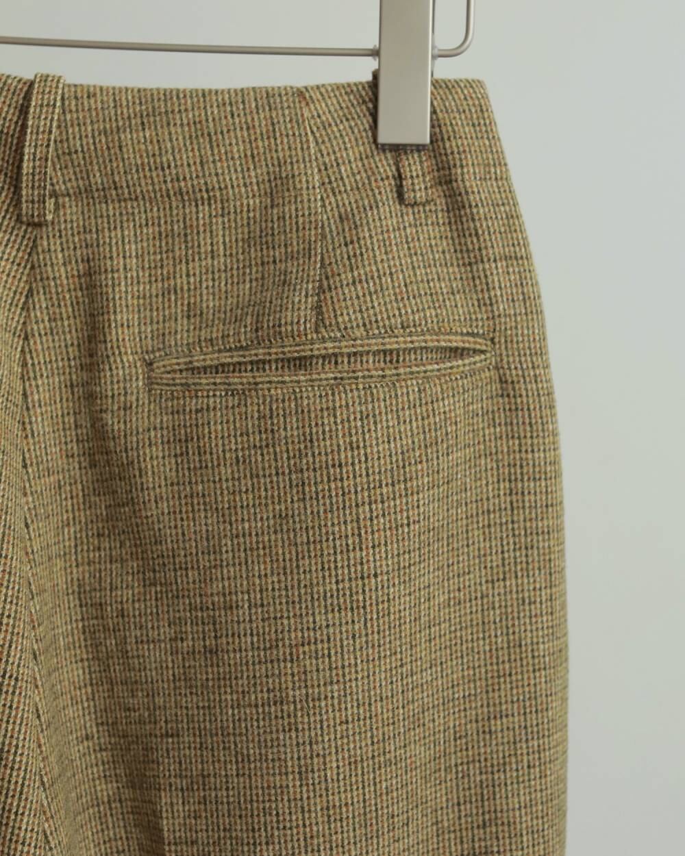 anuke(アンヌーク) Check Tuck Pants | サウスオレンジ｜メンズ