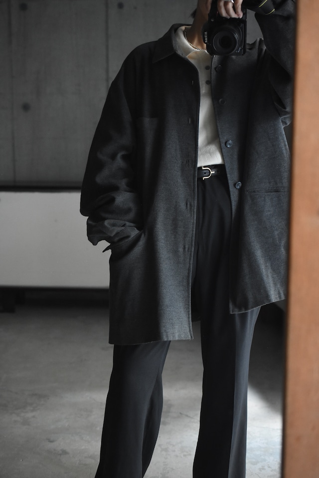 OK/80-90's brushed shirt jacket. MADE IN Turkey
