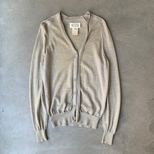 Martin Margiela ⑩ / Spiral collar cardigan