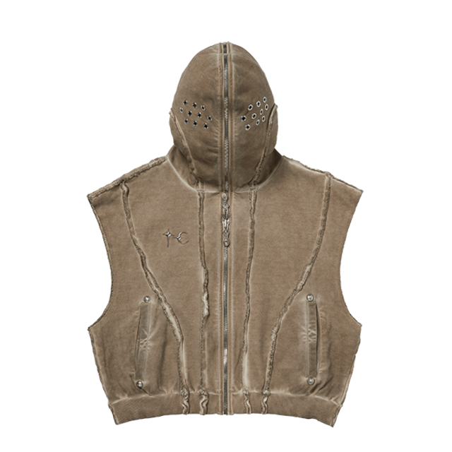 [THUG CLUB] Gladiator Hooded Vest Desert 正規品 韓国ブランド 韓国通販 韓国代行 韓国ファッション 日本 店舗