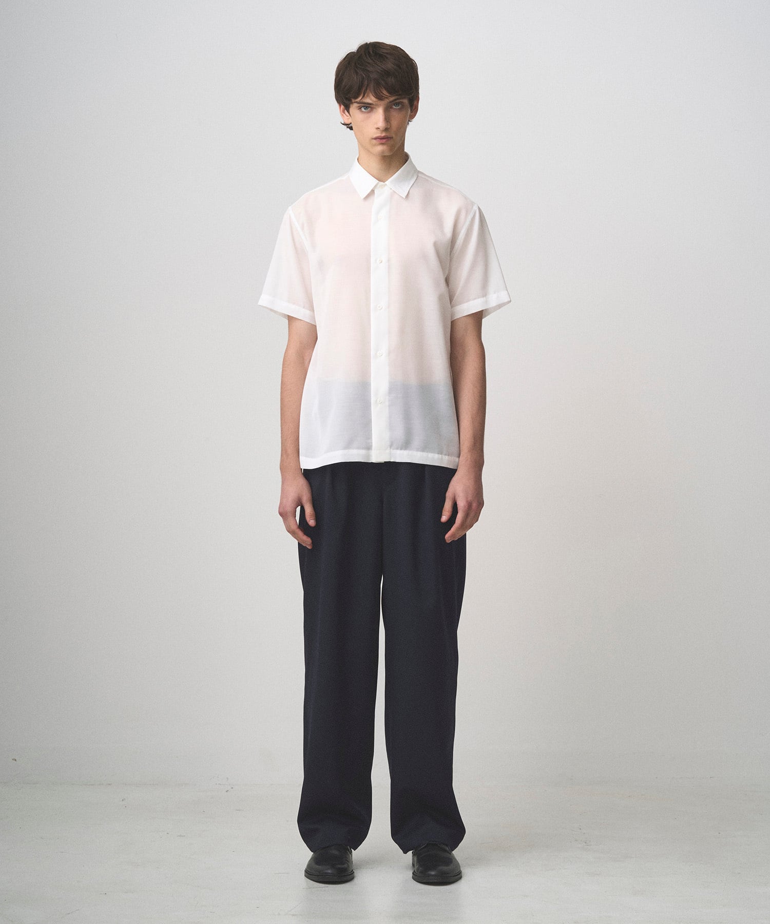 juha -SHEER LIGHT S/S SHIRT- / 10230704-4 / ユハ シアーライト