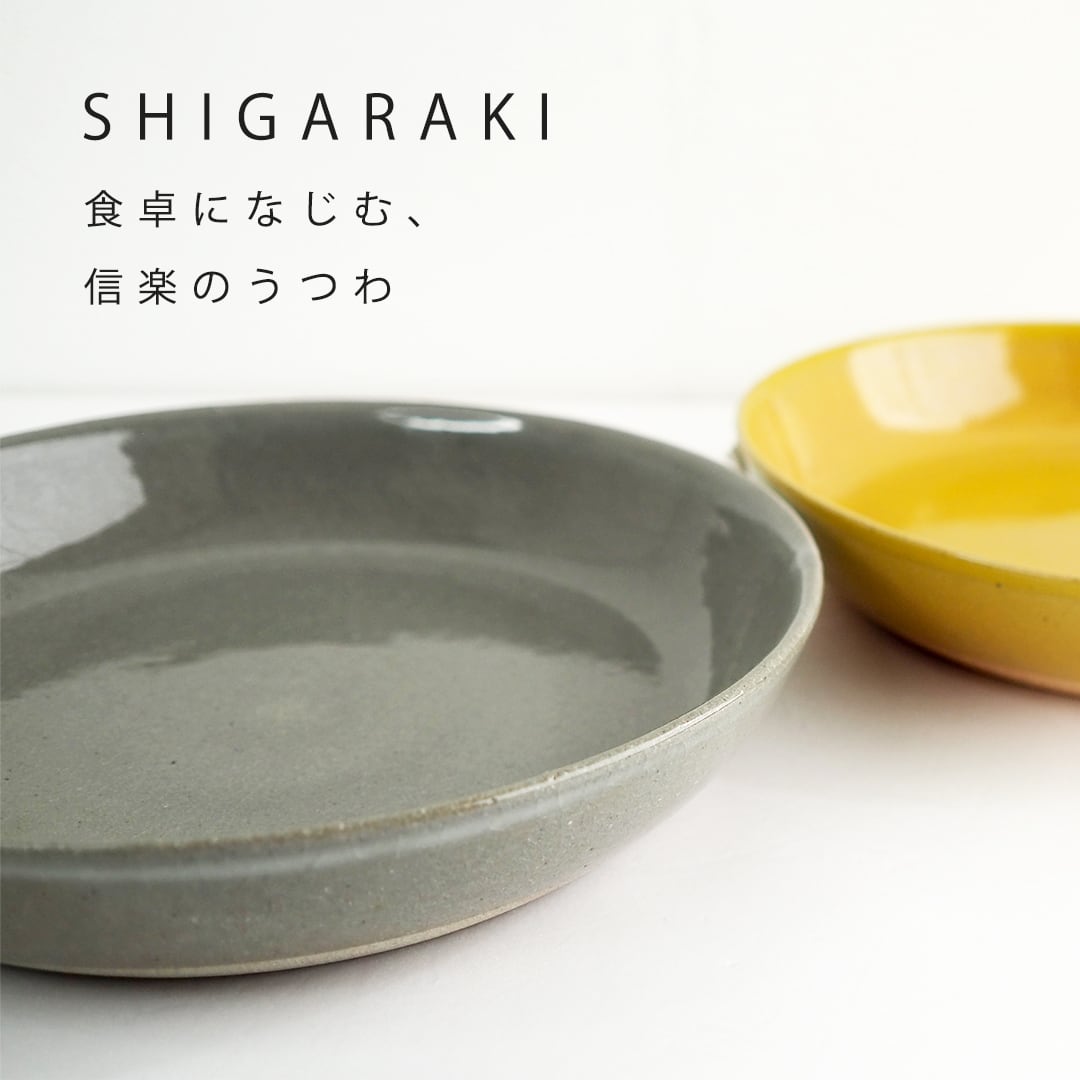 52100006 パスタプレート 20cm 信楽 日本製 (皿 パスタ皿 メインブランド 人気 食器 おしゃれ 磁器 和食器 カフェ カフェ食器 かわいい 北欧 シンプル ギフト 誕生日プレゼント プレゼント)