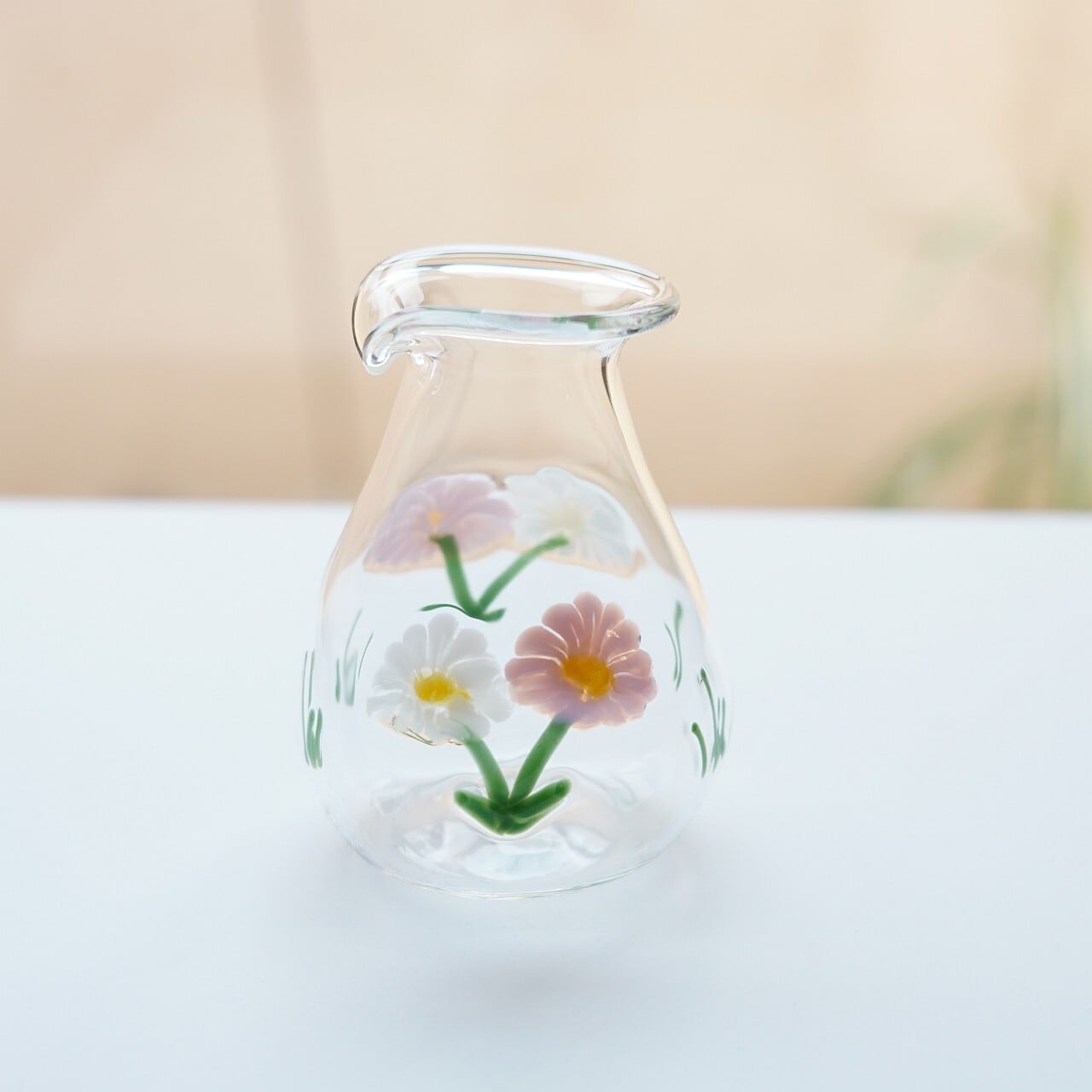 竹川久仁子】耐熱ガラス ピッチャー T-7-B | ろにせら ギャラリーと