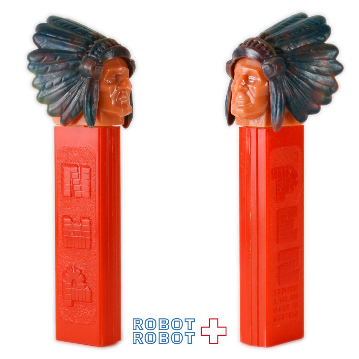 PEZ インディアン・チーフ 足なし 赤ステム 2.6 | ROBOTROBOT