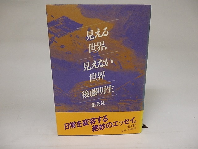 見える世界、見えない世界　/　後藤明生　　[21650]