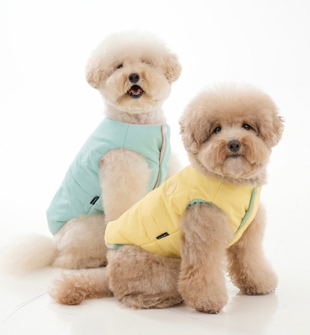 愛犬だけの特別な組み合わせリバーシブルアウター (4color)