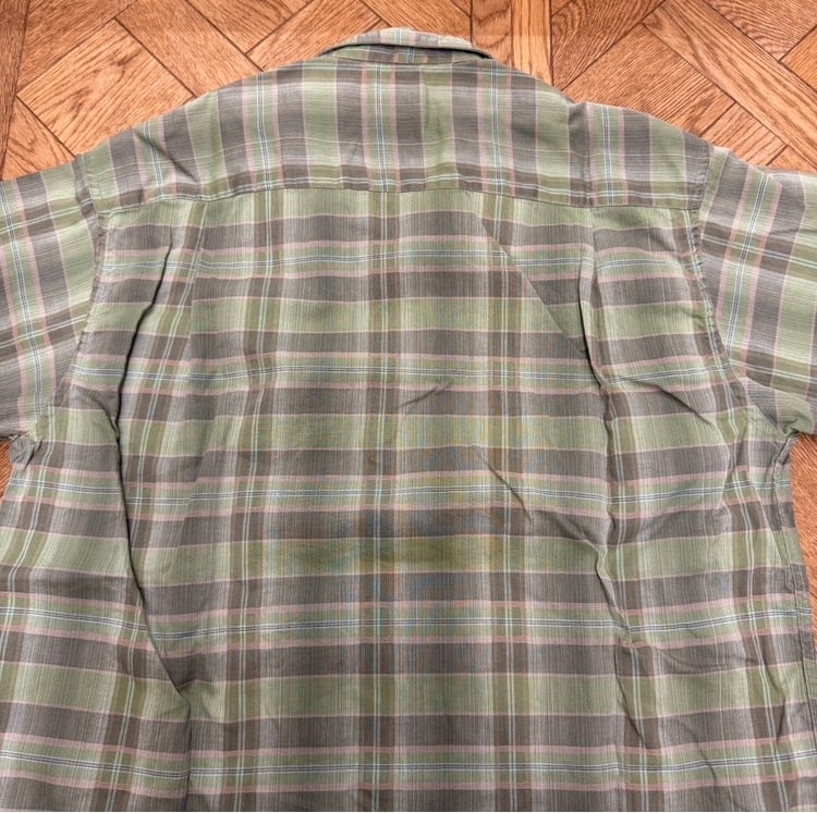 1960'S VINTAGE LANIER S/S COTTON CHECK SHIRT | safarionline