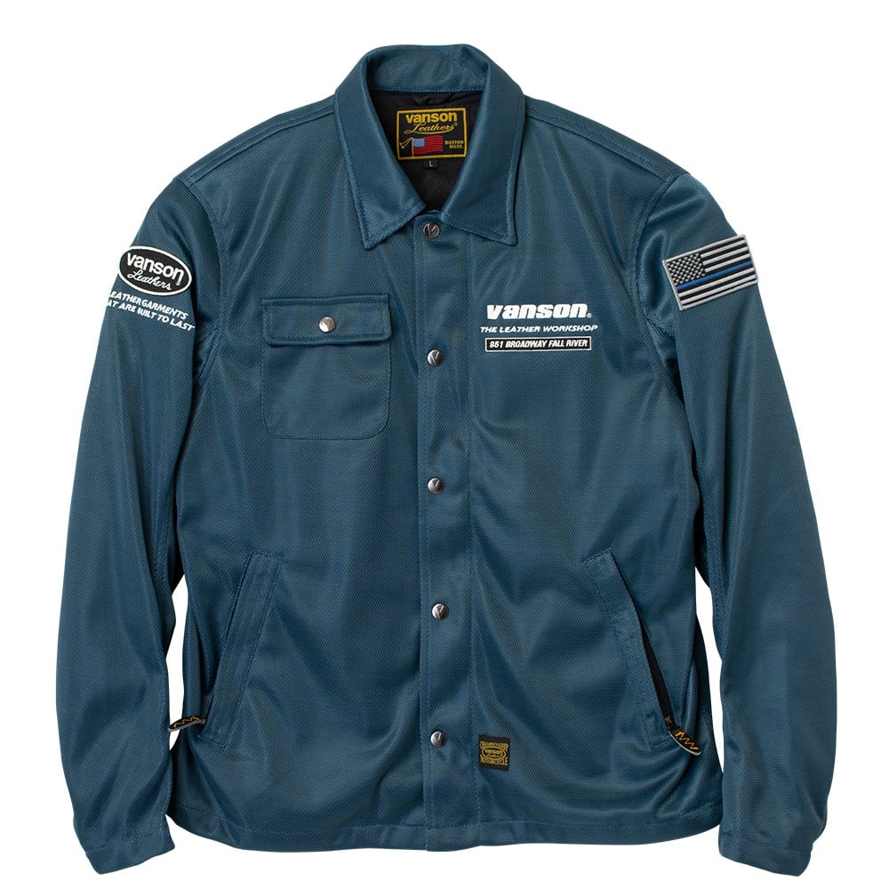 TVS2603S メッシュコーチジャケット | vansonleathers