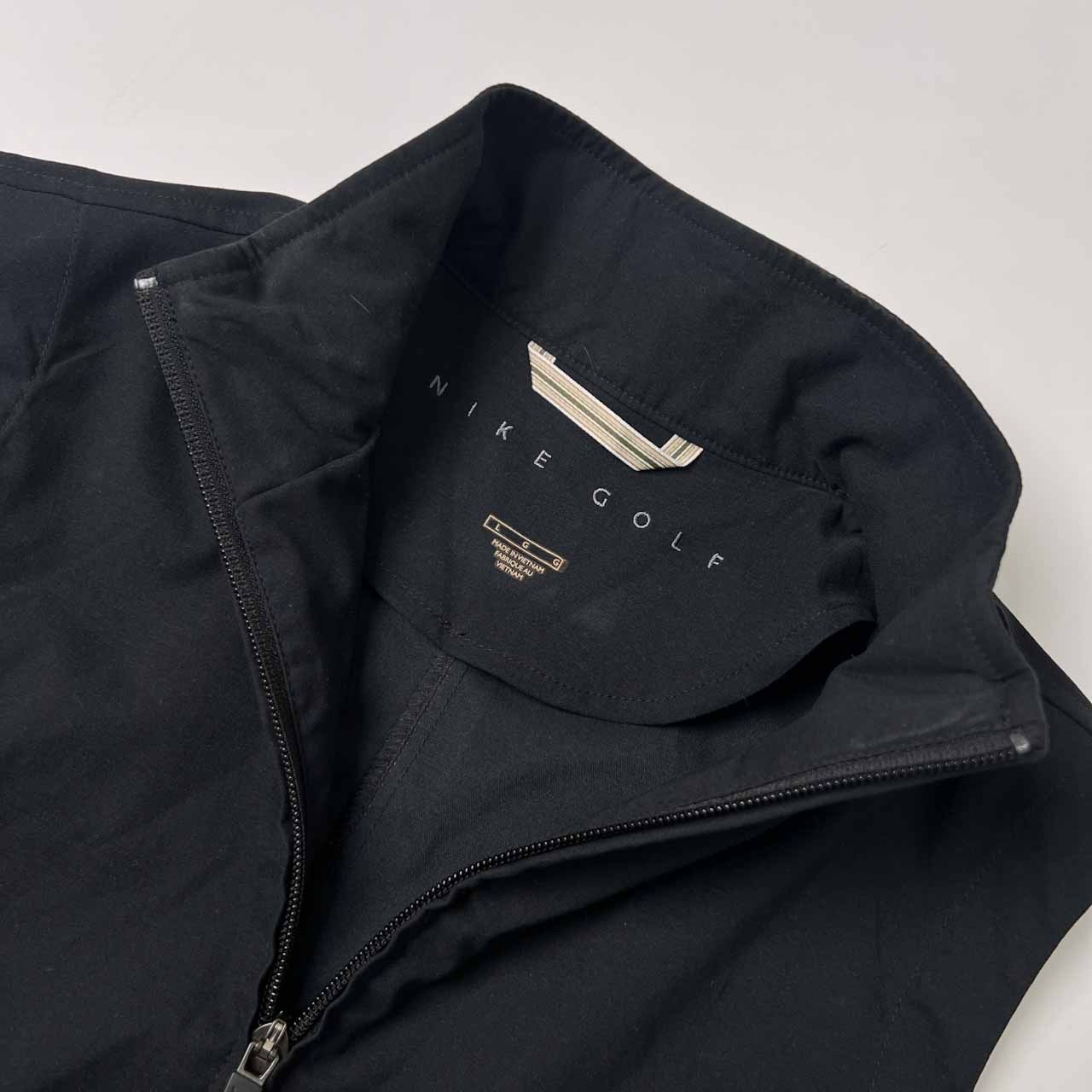NIKE GOLF ナイキゴルフ ダブルジップ ベスト LG/ブラック レディース
