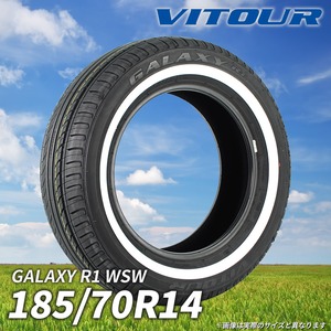 185/70R14 GALAXY R1 WSW【送料無料】