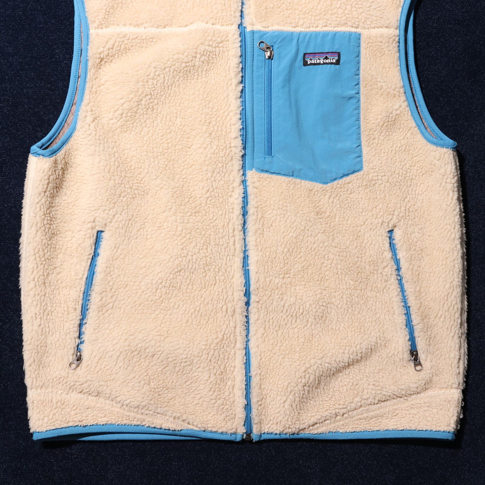 極美品 L 10年 アラスカブルー Patagonia レトロx フリースベスト  