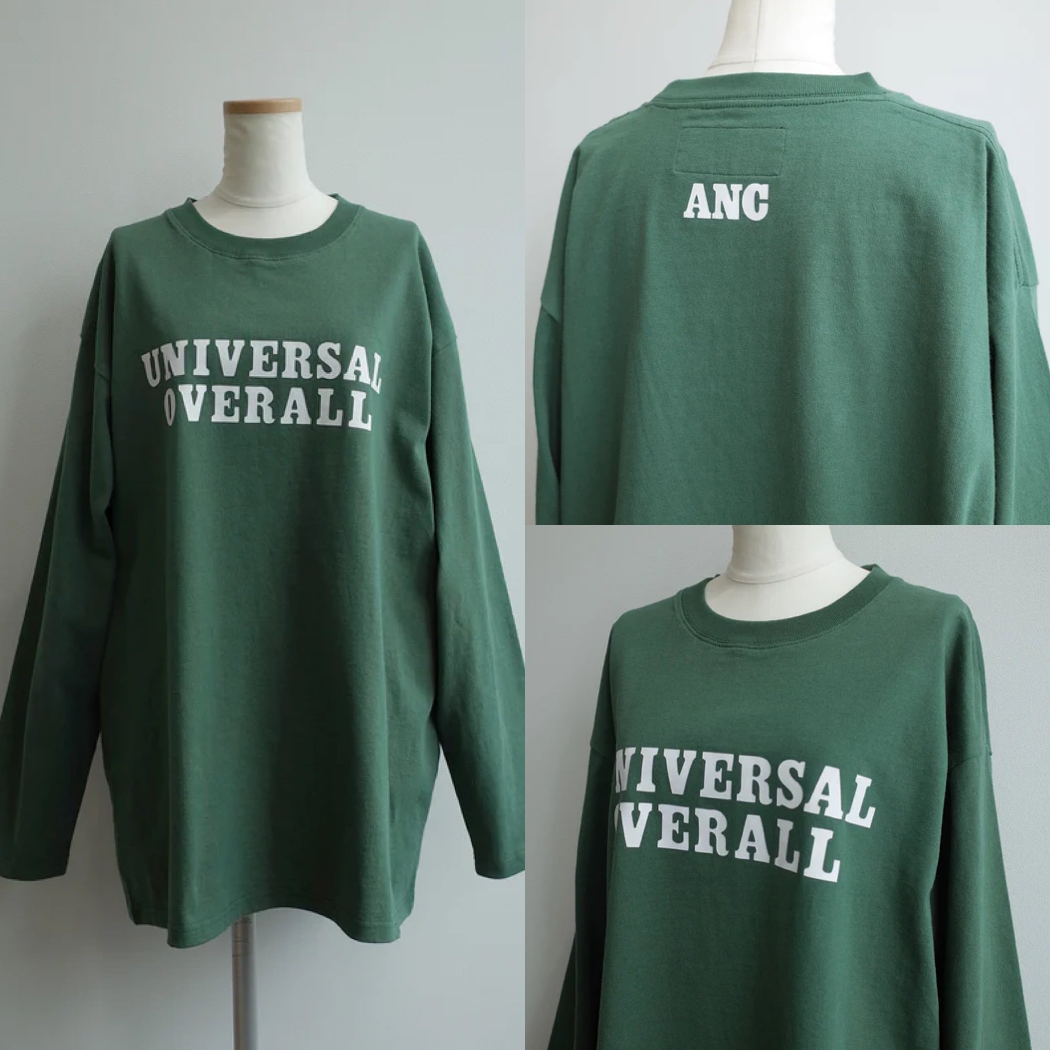 ANIECA 】UNIVERSAL OVERALL×ANIECA ロングスリーブTシャツ | valance