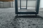サイドテーブル/オーク材/U SIDE MIDDLE TABLE W1200mm/送料無料(北海道・沖縄・離島除く)