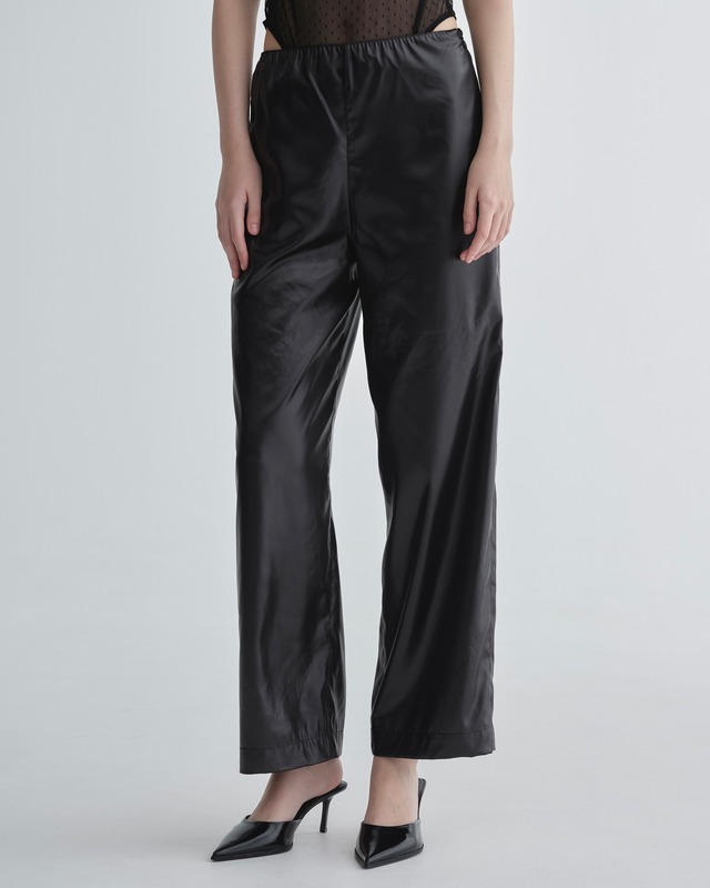 Wax Satin Easy Pants
