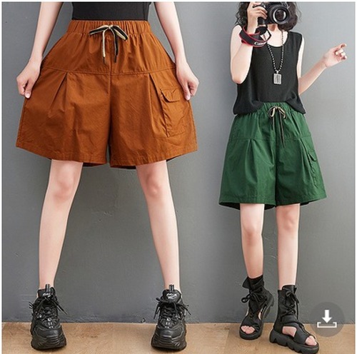 【春夏新作】ファッション半ズボン♪カーキ/グリーン/ブラック3色展開◆#sebmmt-298397