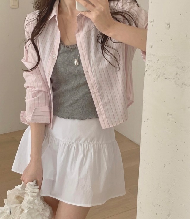 (予約) miel / Cone skirt
