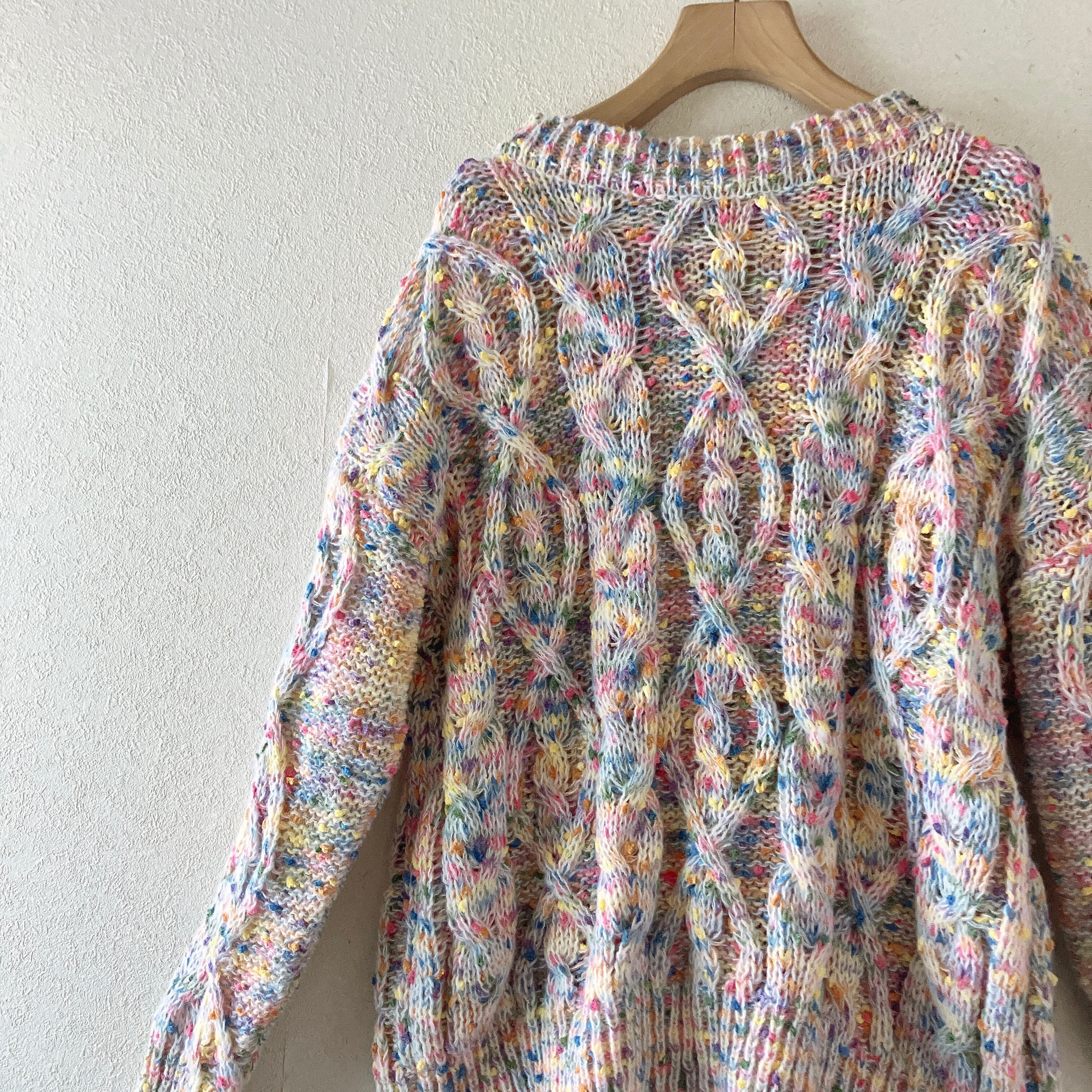 Vintage 手編み ハンドニット アーバンリサーチ アラン 