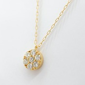 K18YG ダイヤモンド0.5ct ネックレス