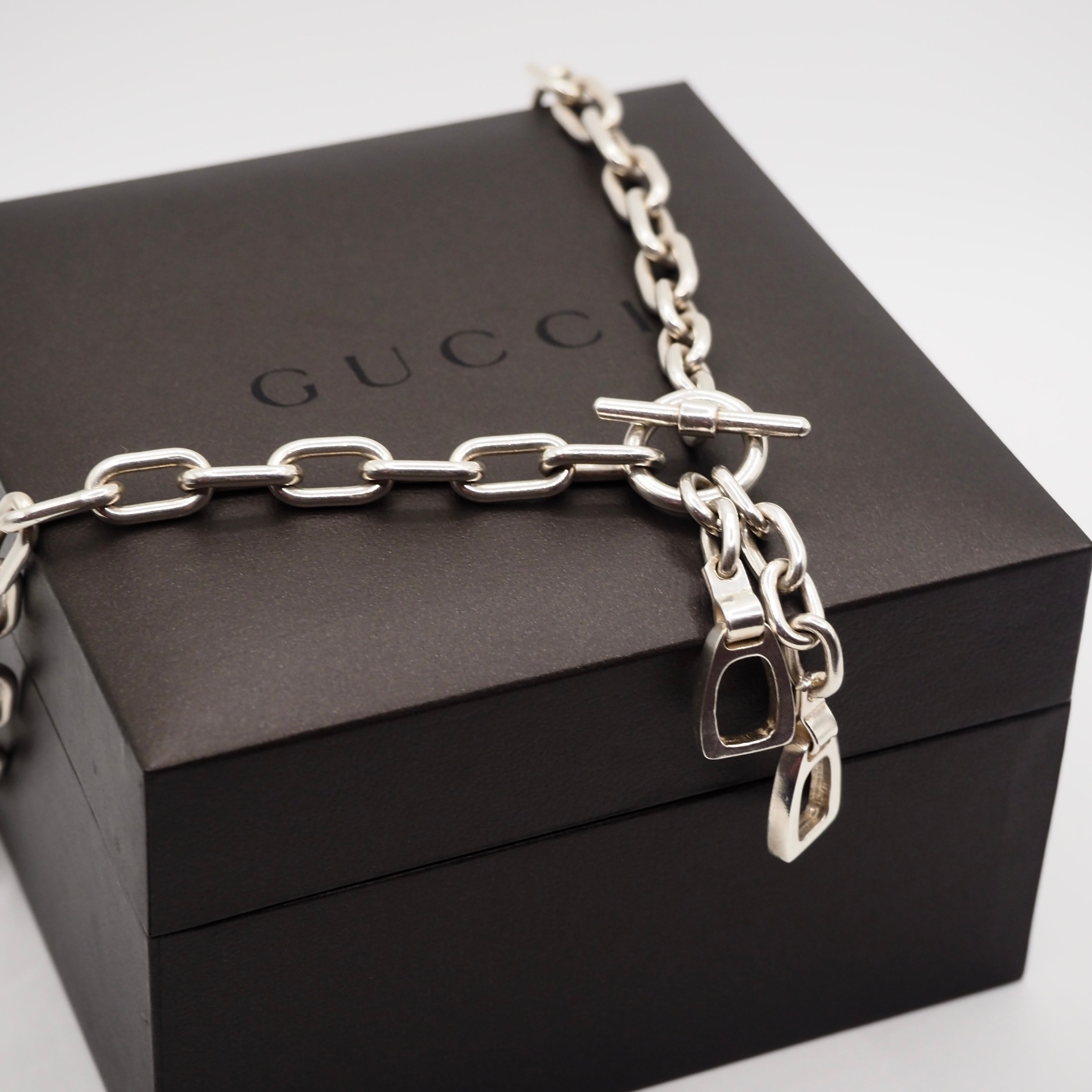 GUCCI エリプスチェーントグルネックレス トムフォード期 シルバー925