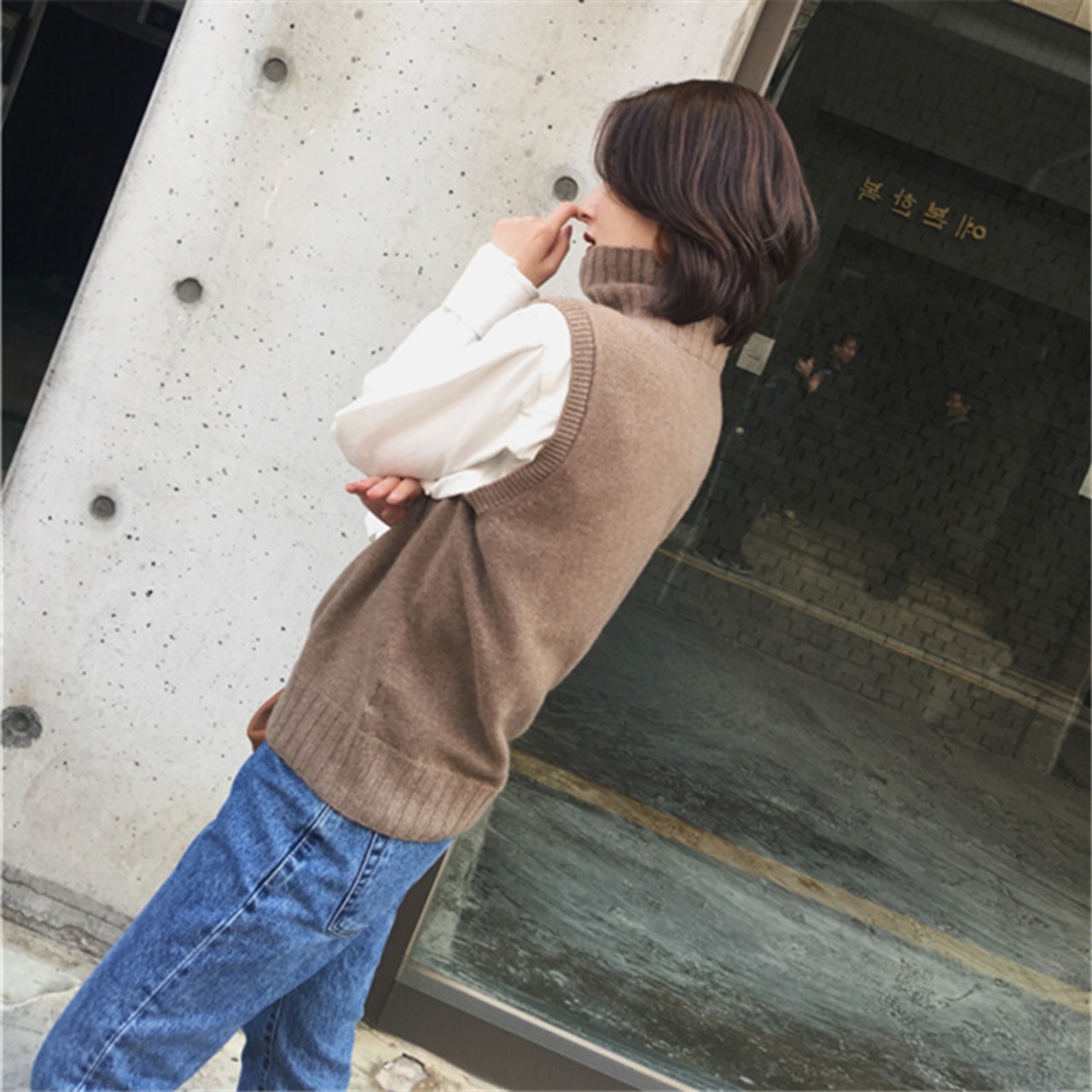 ハイネックベスト_134911